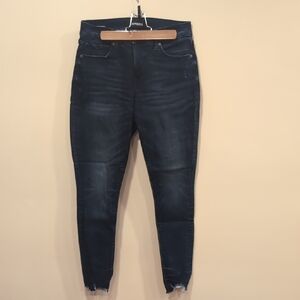 Express Dark Indigo Skinny Jeans
